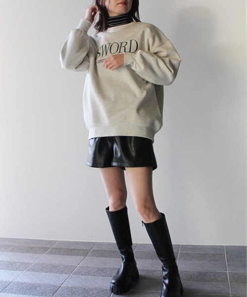 one way(ワンウェイ)の「【oneway】刺繍入りスウェット(スウェット・レディース・ホワイト/ライトグレー/ブラック/イエロー・FREE)」の12枚目の写真