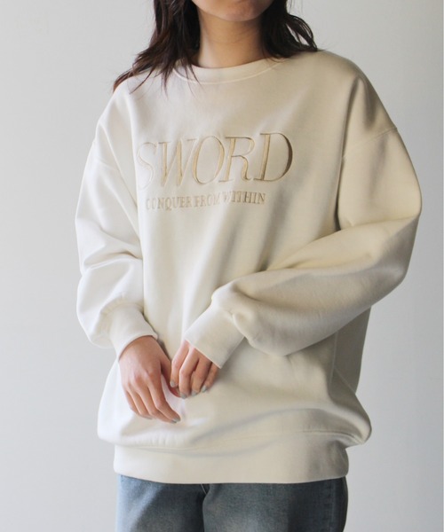 one way(ワンウェイ)の「【oneway】刺繍入りスウェット(スウェット・レディース・ホワイト/ライトグレー/ブラック/イエロー・FREE)」の15枚目の写真