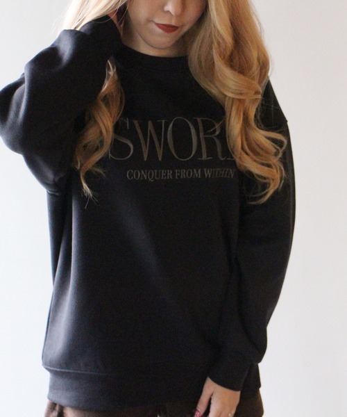 one way(ワンウェイ)の「【oneway】刺繍入りスウェット(スウェット・レディース・ホワイト/ライトグレー/ブラック/イエロー・FREE)」の21枚目の写真
