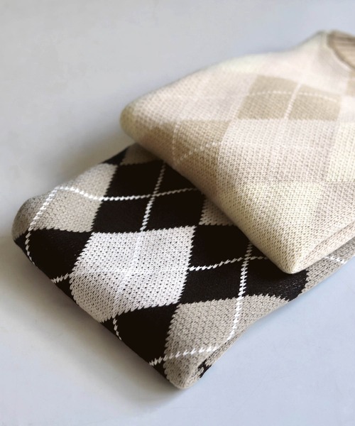 WONDER WONDER(ワンダーワンダー)の「羽根つきベスト / オーバーサイズニットベスト(ベスト・メンズ・ネイビー/ブラウン/グリーン/ブラック/ベージュ/ネイビー系/アイボリー系・M/L/S)」の22枚目の写真