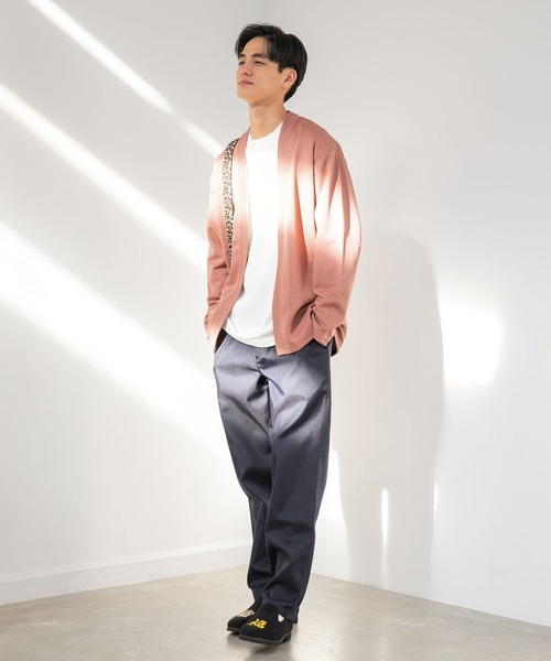 niko and...（ニコアンド）の「鹿の子カーディガン（カーディガン/ボレロ・メンズ・ベージュ/ネイビー/ピンク・SMALL/MEDIUM/LARGE）」の5枚目の写真