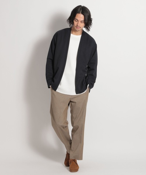 niko and...（ニコアンド）の「鹿の子カーディガン（カーディガン/ボレロ・メンズ・ベージュ/ネイビー/ピンク・SMALL/MEDIUM/LARGE）」の10枚目の写真