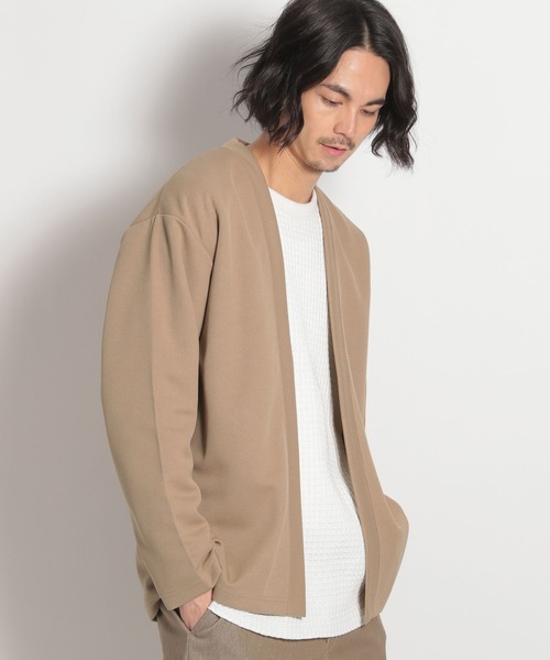 niko and...（ニコアンド）の「鹿の子カーディガン（カーディガン/ボレロ・メンズ・ベージュ/ネイビー/ピンク・SMALL/MEDIUM/LARGE）」の12枚目の写真