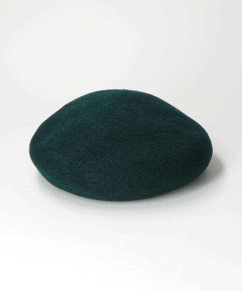 BEAUTY&YOUTH UNITED ARROWS（ビューティーアンドユースユナイテッドアローズ）の「BY バスク ベレー（ハンチング/ベレー帽・メンズ・ブラック/ダークグリーン・FREE）」の2枚目の写真