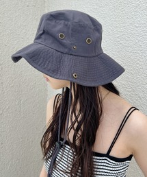 newhattan（ニューハッタン）の「newhattan(ニューハッタン) / コットンツイルサファリハット cotton twill stone-washed safari hats アドベンチャーハット バケットハット（ハット）」