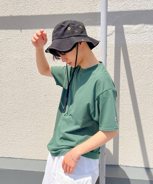 newhattan（ニューハッタン）の「newhattan(ニューハッタン) / コットンツイルサファリハット cotton twill stone-washed safari hats アドベンチャーハット バケットハット（ハット・レディース・ダークグリーン/グリーン系カモフラージュ/ブラウン系カモフラージュ/ベージュ×ブラック/チャコールグレー/ホワイト/ネイビー/ブラック/オリーブ/カーキ・S/M/M/L）」の16枚目の写真