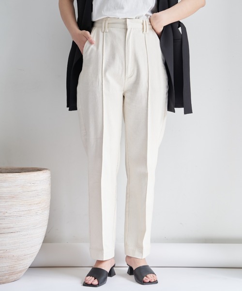 VANNIE U（ヴァニーユー）の「センターステッチデニムパンツ/Sサイズ展開あり（デニムパンツ・レディース・ライトブルー/ピンク/ナチュラル・FREE/S）」の9枚目の写真