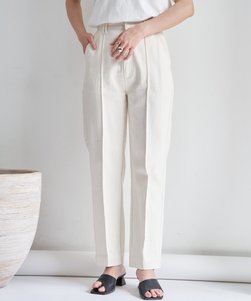 VANNIE U（ヴァニーユー）の「センターステッチデニムパンツ/Sサイズ展開あり（デニムパンツ・レディース・ライトブルー/ピンク/ナチュラル・FREE/S）」の6枚目の写真