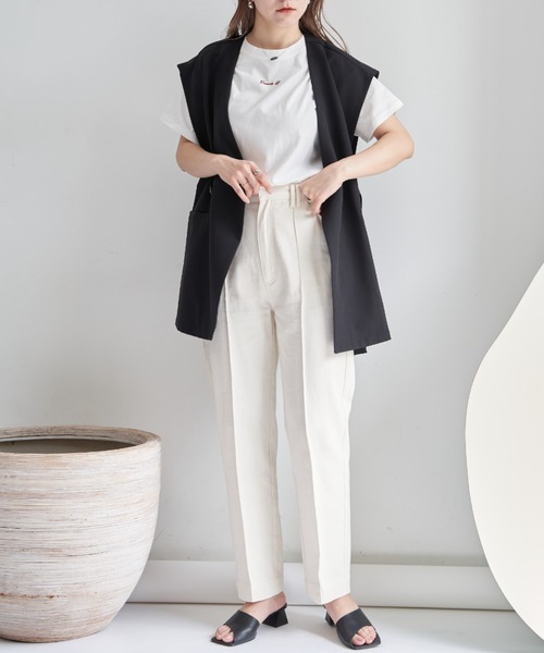 VANNIE U（ヴァニーユー）の「センターステッチデニムパンツ/Sサイズ展開あり（デニムパンツ・レディース・ライトブルー/ピンク/ナチュラル・FREE/S）」の13枚目の写真