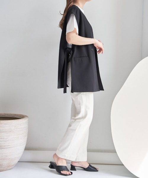 VANNIE U（ヴァニーユー）の「センターステッチデニムパンツ/Sサイズ展開あり（デニムパンツ・レディース・ライトブルー/ピンク/ナチュラル・FREE/S）」の15枚目の写真