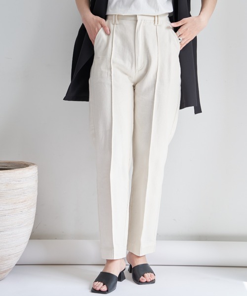 VANNIE U（ヴァニーユー）の「センターステッチデニムパンツ/Sサイズ展開あり（デニムパンツ・レディース・ライトブルー/ピンク/ナチュラル・FREE/S）」の10枚目の写真