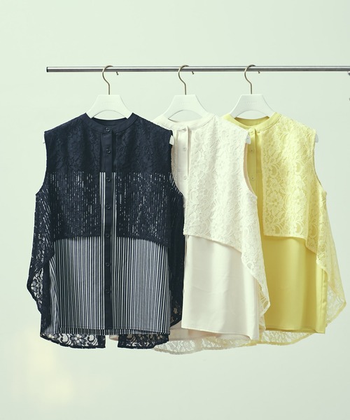 LAYMEE（レイミー）の「Lindle blouse / リンドルブラウス（シャツ/ブラウス・レディース・イエロー/アイボリー/ブラック系その他・FREE）」の10枚目の写真