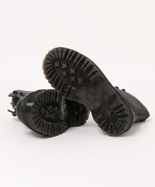 Dr.Martens SINCLAIR ブーツ フロントジップ UK4 ブラック Dr Martens Sinclair Fl Black For Women | Front Zip Fur Lined