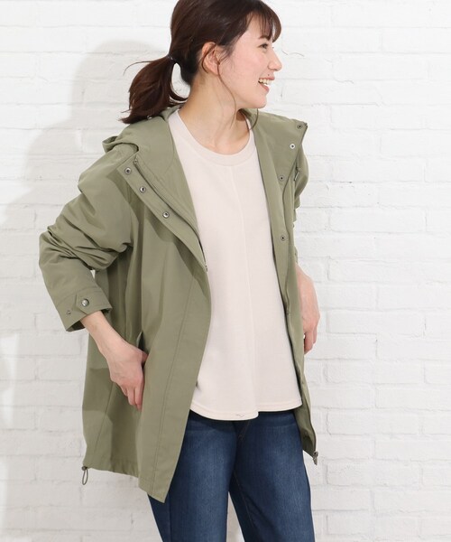 SHOO・LA・RUE（シューラルー）の「◆スプリングマウンテンパーカー（ブルゾン・レディース・オフホワイト/オリーブ/イエロー・02/03/04）」の3枚目の写真