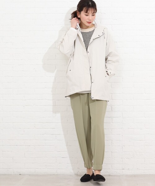 SHOO・LA・RUE（シューラルー）の「◆スプリングマウンテンパーカー（ブルゾン・レディース・オフホワイト/オリーブ/イエロー・02/03/04）」の9枚目の写真