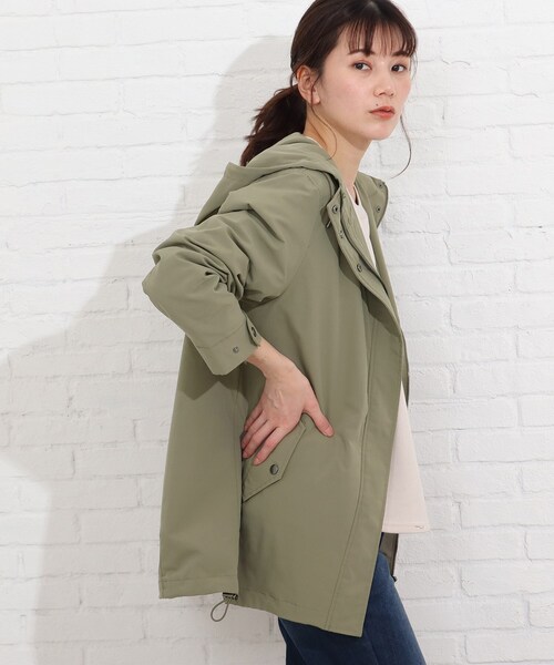 SHOO・LA・RUE（シューラルー）の「◆スプリングマウンテンパーカー（ブルゾン・レディース・オフホワイト/オリーブ/イエロー・02/03/04）」の19枚目の写真