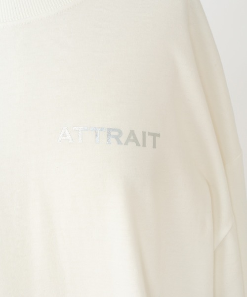 one after another NICE CLAUP(ワンアフターアナザーナイスクラップ)の「ロゴBIGロンT(Tシャツ/カットソー・レディース・ホワイト/ホワイト系その他/オフホワイト・FREE)」の5枚目の写真