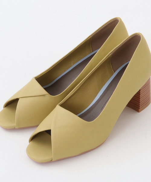 Tiara(ティアラ)の「オープントゥパンプス(パンプス・レディース・アイボリー/ライム/ブラック・S/L/M)」の3枚目の写真