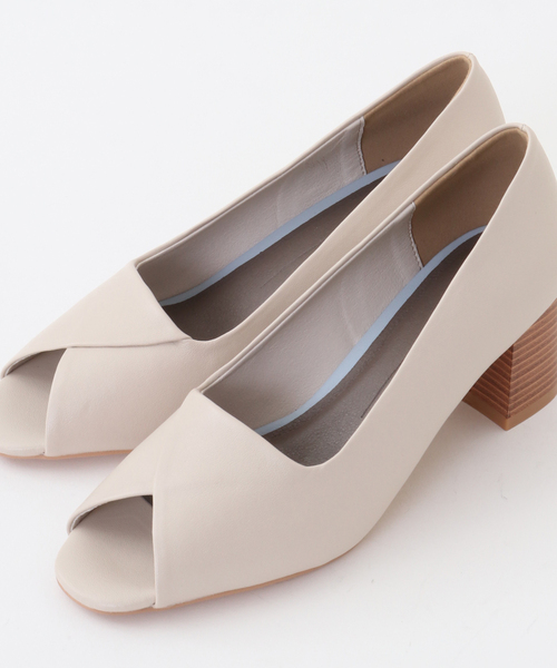 パンプス シューズ Tiara ティアラ のパンプス オープントゥパンプス A0121psh503 を購入できます Tiara オープントゥパンプス パンプス Tiara ティアラ のファッション 通販人気セール の