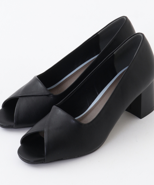 Tiara(ティアラ)の「オープントゥパンプス(パンプス・レディース・アイボリー/ライム/ブラック・S/L/M)」の1枚目の写真