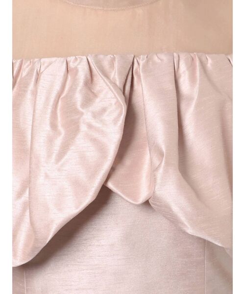 LAGUNAMOON（ラグナムーン）の「LADYボリュームオフショルワンピース（ドレス・レディース・ブラック/ピンク・SMALL/MEDIUM）」の9枚目の写真