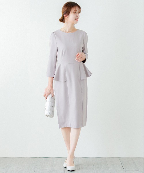 セール ペプラムワンピース ワンピース La Gemme ラジェム のファッション通販 Zozotown