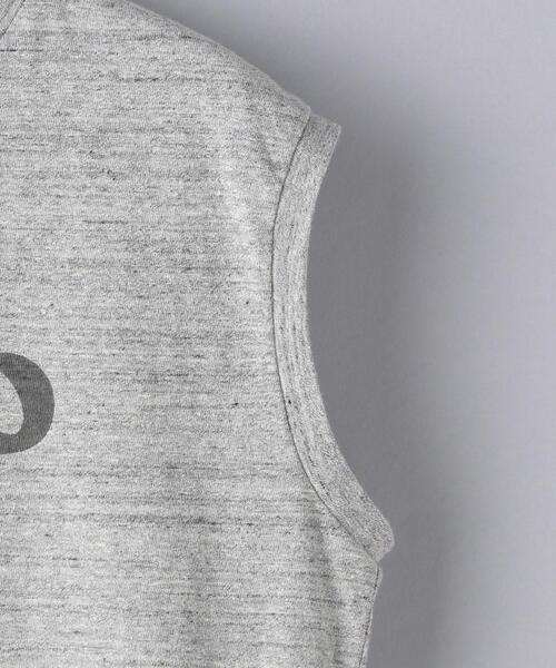 MADISON BLUE（マディソンブルー）の「＜MADISON BLUE（マディソンブルー）＞HELLO ロゴ ノースリーブ Tシャツ 22SS ■■■（Tシャツ/カットソー・レディース・ホワイト/ライトグレー・01）」の14枚目の写真