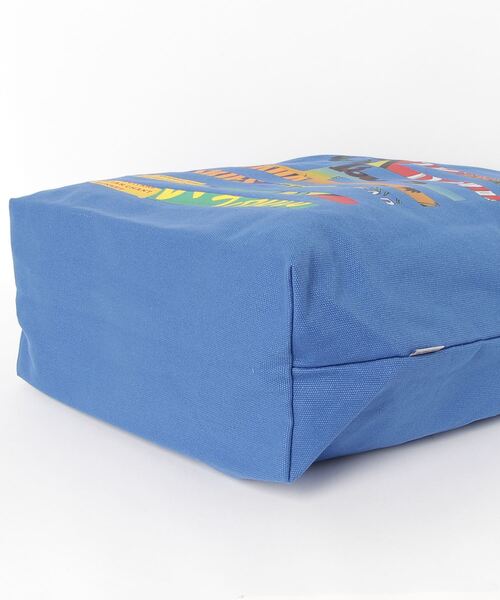 Carhartt WIP（カーハートダブリューアイピー）の「CANVAS GRAPHIC TOTE（トートバッグ・メンズ・キナリ/ロイヤルブルー/ブラック・ONE SIZE）」の5枚目の写真