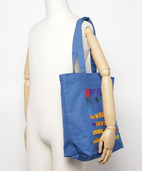 Carhartt WIP（カーハートダブリューアイピー）の「CANVAS GRAPHIC TOTE（トートバッグ・メンズ・キナリ/ロイヤルブルー/ブラック・ONE SIZE）」の7枚目の写真