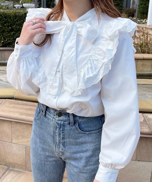 アソートフリルボウタイブラウス【ZOZOTOWN限定アイテム】（シャツ