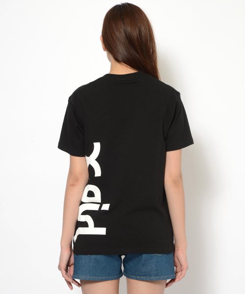 X-girl（エックスガール）の「【HIP掲載】BACK LOGO S/S TEE（Tシャツ/カットソー・レディース・ホワイト/ブラック/ネイビー・1/2）」の15枚目の写真