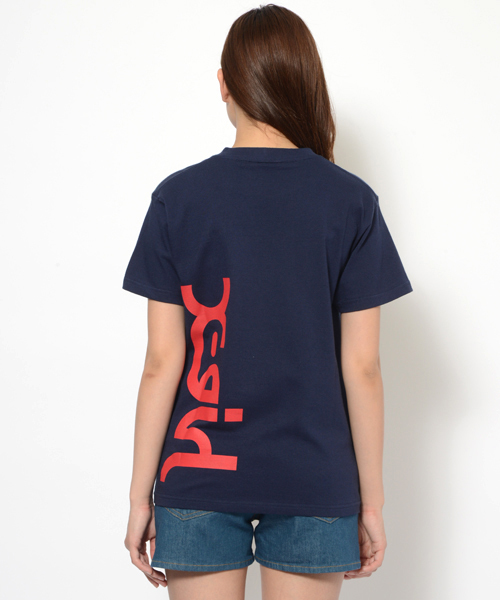 X-girl（エックスガール）の「【HIP掲載】BACK LOGO S/S TEE（Tシャツ/カットソー・レディース・ホワイト/ブラック/ネイビー・1/2）」の16枚目の写真
