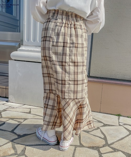 PairPair(ペアペア)の「イロイロマーメイドスカート(スカート・レディース・ブラック/オレンジ/アイボリー/ベージュ系/サックスブルー・フリー)」の19枚目の写真