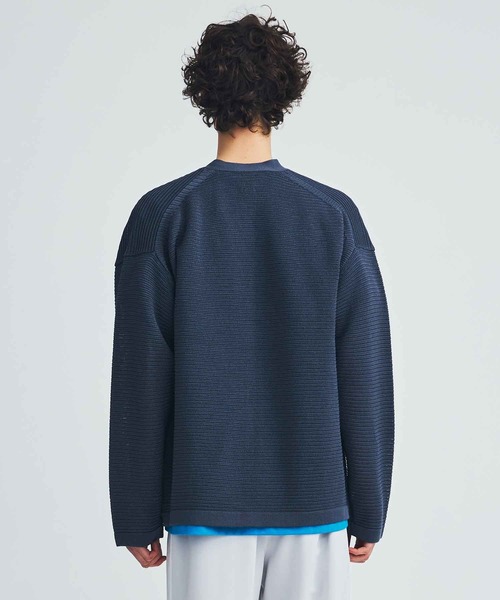 BATONER バトナー サマーニット カーディガン BATONER/バトナー】Woodpulp Summer Knit V Neck Cardigan