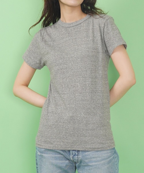 シンゾーン　CREW NECK T-SHIRT GRAY Shinzone（シンゾーン）】CREW NECK T-SHIRT 丸胴Tシャツ