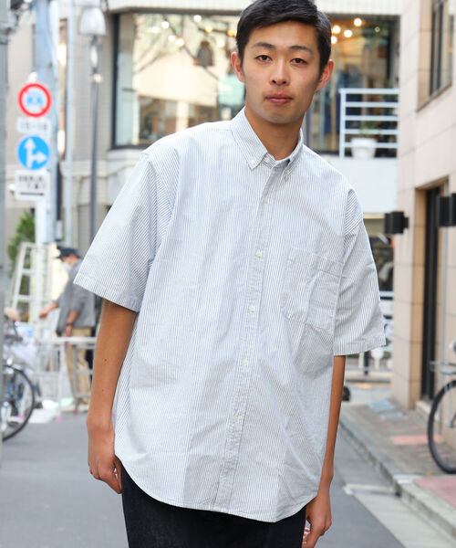 BEAMS(ビームス)の「BEAMS / イージー ボタンダウンシャツ(シャツ/ブラウス・メンズ・ホワイト/その他/ブルー系その他4・SMALL/MEDIUM/LARGE/X-LARGE)」の12枚目の写真