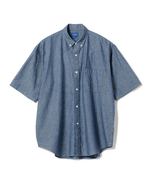 BEAMS(ビームス)の「BEAMS / イージー ボタンダウンシャツ(シャツ/ブラウス・メンズ・ホワイト/その他/ブルー系その他4・SMALL/MEDIUM/LARGE/X-LARGE)」の8枚目の写真