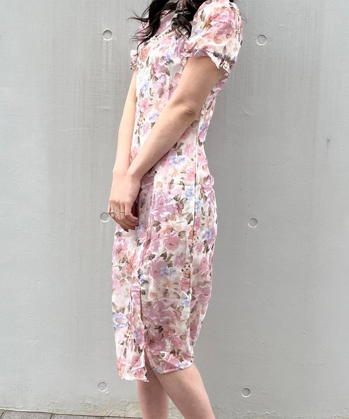 titty＆Co. PETIT by poyo（ティティーアンドコープティバイポヨ）の「【titty&Co.PETIT Produced by POYO】デコルテパールフラワーワンピース（ワンピース・レディース・マルチ・FREE）」の13枚目の写真