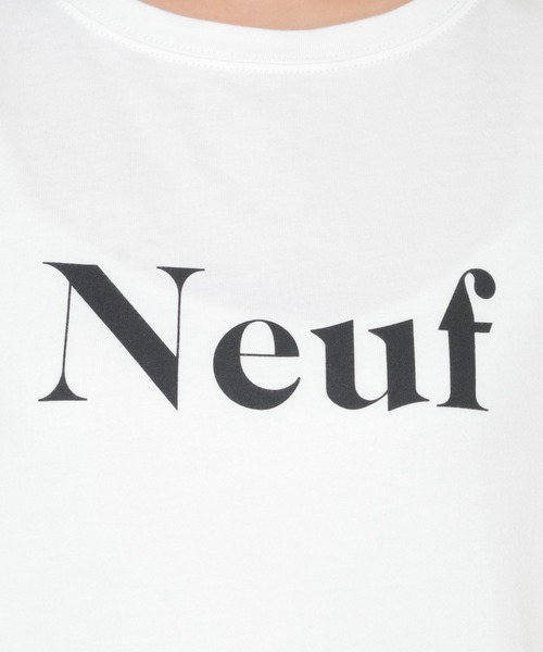 LBC(エルビーシー)の「レターロゴプリントtee(Tシャツ/カットソー・レディース・ホワイト/チャコールグレー・M/L)」の4枚目の写真