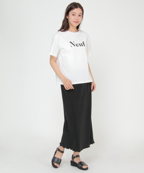 LBC(エルビーシー)の「レターロゴプリントtee(Tシャツ/カットソー・レディース・ホワイト/チャコールグレー・M/L)」の10枚目の写真
