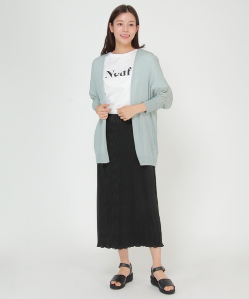 LBC(エルビーシー)の「レターロゴプリントtee(Tシャツ/カットソー・レディース・ホワイト/チャコールグレー・M/L)」の3枚目の写真