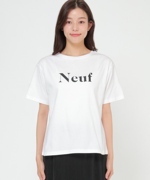 LBC(エルビーシー)の「レターロゴプリントtee(Tシャツ/カットソー・レディース・ホワイト/チャコールグレー・M/L)」の9枚目の写真