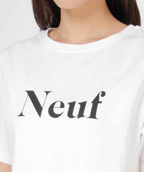 LBC(エルビーシー)の「レターロゴプリントtee(Tシャツ/カットソー・レディース・ホワイト/チャコールグレー・M/L)」の11枚目の写真