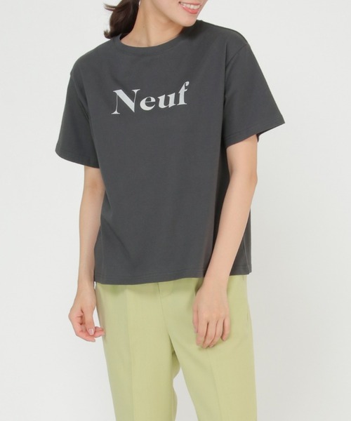 LBC(エルビーシー)の「レターロゴプリントtee(Tシャツ/カットソー・レディース・ホワイト/チャコールグレー・M/L)」の15枚目の写真
