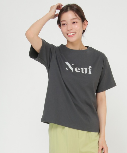 LBC(エルビーシー)の「レターロゴプリントtee(Tシャツ/カットソー・レディース・ホワイト/チャコールグレー・M/L)」の17枚目の写真