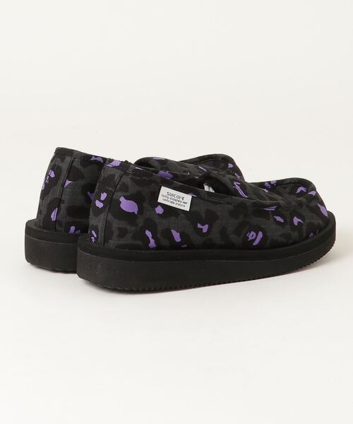 suicoke(スイコック)の「BAPE X SUICOKE LEOPARD ROOM SHOES L(スニーカー・レディース・ブラック/ベージュ・50/60/40)」の6枚目の写真