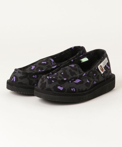 suicoke(スイコック)の「BAPE X SUICOKE LEOPARD ROOM SHOES L(スニーカー・レディース・ブラック/ベージュ・50/60/40)」の12枚目の写真