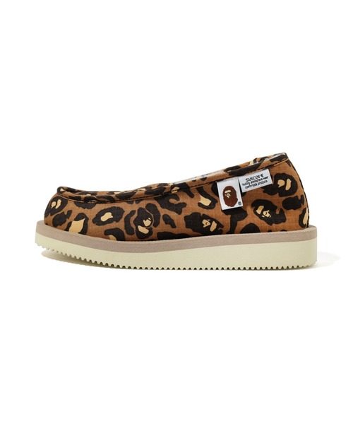 suicoke(スイコック)の「BAPE X SUICOKE LEOPARD ROOM SHOES L(スニーカー・レディース・ブラック/ベージュ・50/60/40)」の16枚目の写真