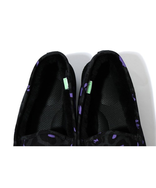 suicoke(スイコック)の「BAPE X SUICOKE LEOPARD ROOM SHOES L(スニーカー・レディース・ブラック/ベージュ・50/60/40)」の9枚目の写真