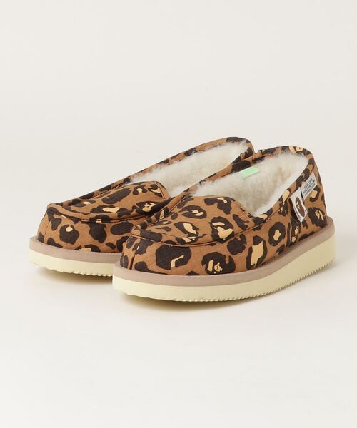 suicoke(スイコック)の「BAPE X SUICOKE LEOPARD ROOM SHOES L(スニーカー・レディース・ブラック/ベージュ・50/60/40)」の17枚目の写真